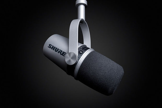 Shure MV7 USB Podcast Microphone - Silver