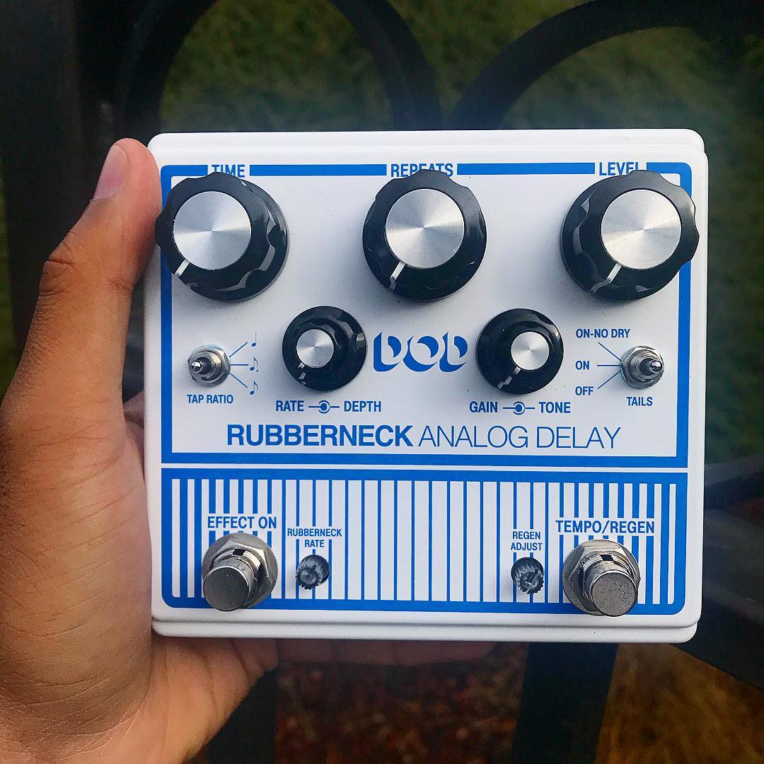 Digitech DOD Rubberneck Analog Delay Guitar Effect Pedal