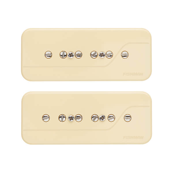 Fishman PRF-P9S-GC2 Fluence Signature Series Greg Koch Gristle-Tone P90 Pickup Set - Cream