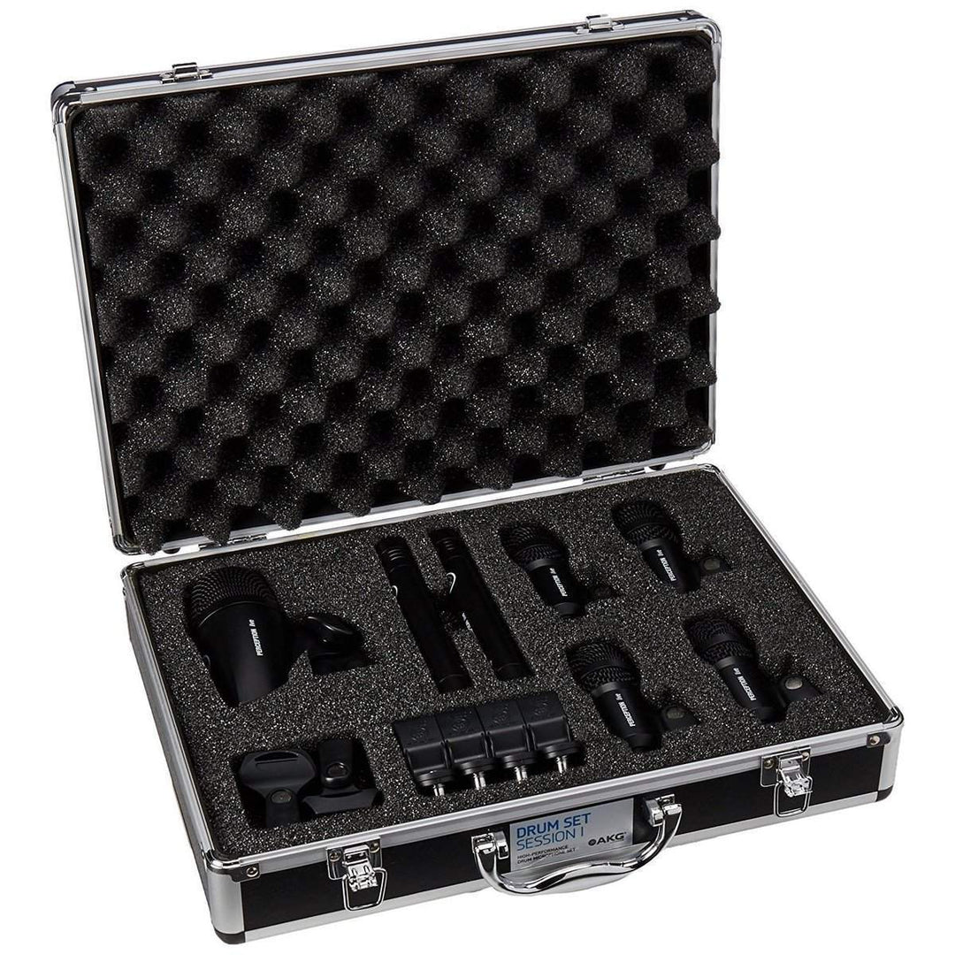 AKG Drum Set Session I Drum Mic Set w/ 1x P2, 2x P17, 4x P4
