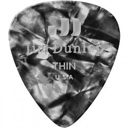Dunlop 483P-02-TH Celluloid Black Pearl P.P. Thin