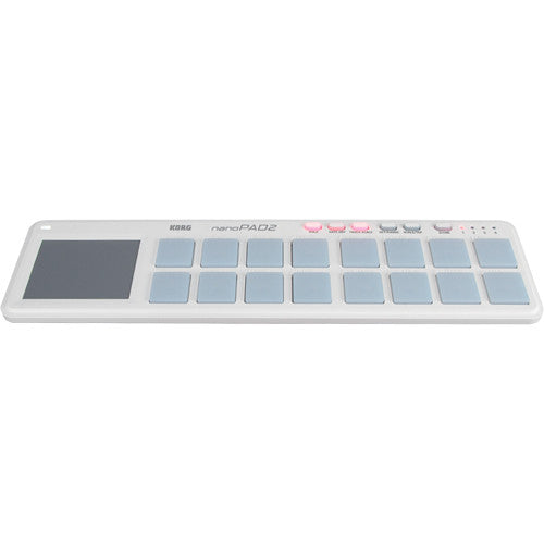 Korg nanoPAD2 USB Pad Controller (White)