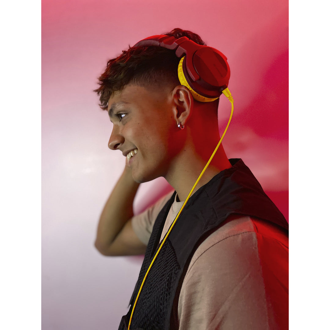 Pioneer DJ HC-CP08 Replacement Ear Pads & Cord for HDJ-CUE1 - Yellow