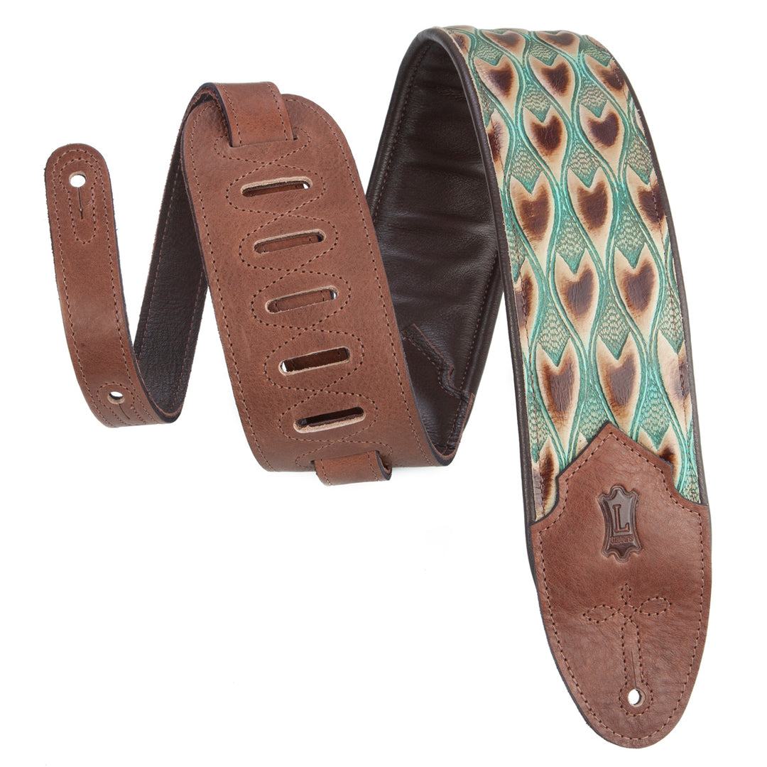Levy’s M4WP-004 Sundance Line Arrowhead Guitar Strap - Turquoise