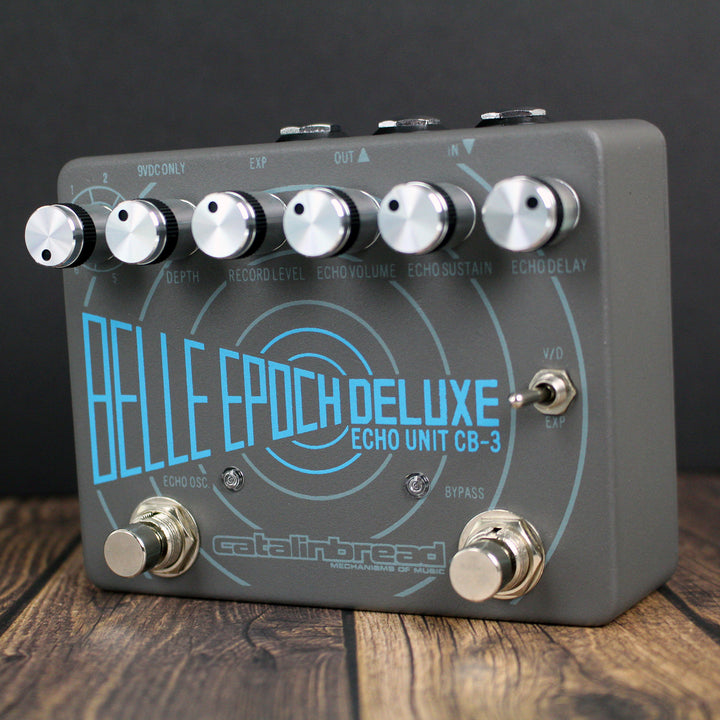 Catalinbread Belle Epoch Deluxe Echo Unit CB-3 Guitar Pedal (Grey and Blue)