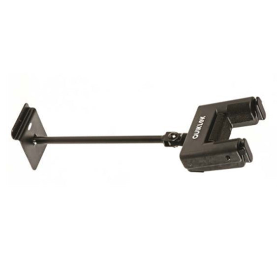 Quiklok SW702XL Slatwall guitar hanger with extra-long arm & self-locking yoke device
