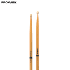Promark R5BAGC-Promark Rebound 5B Active Grip Clear Drum Sticks With Acorn Tips