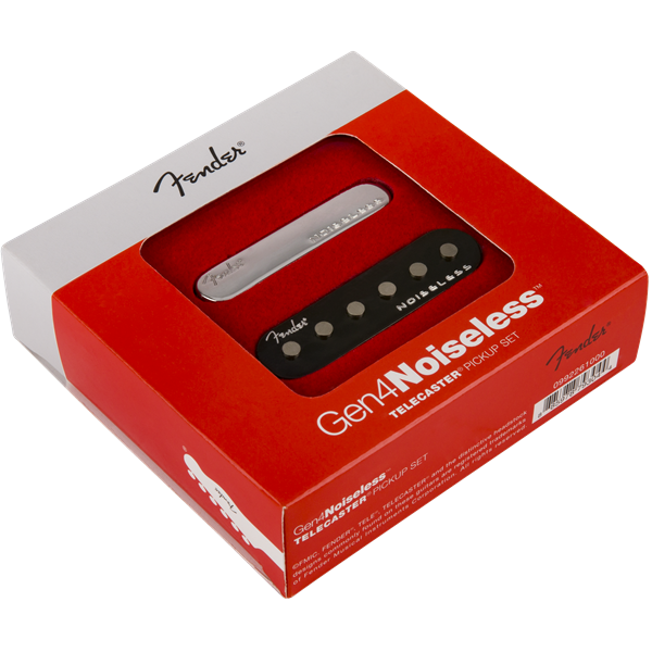 Fender Gen 4 Noiseless™ Telecaster® Pickup Set (2) - Chrome