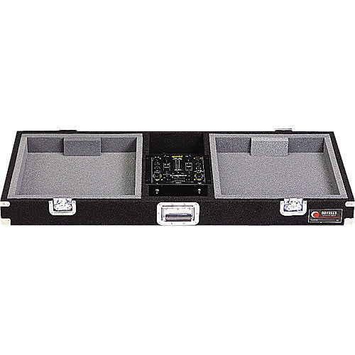 Odyssey CDJ10 Pro Carpeted Turntable Coffin Case (Black)