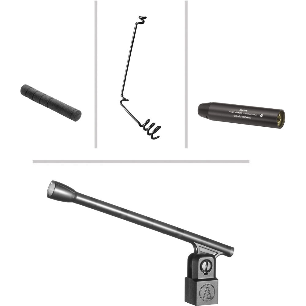 Audio-Technica U853RU Miniature UniLine Condenser Hanging Microphone (Phantom Power Only)