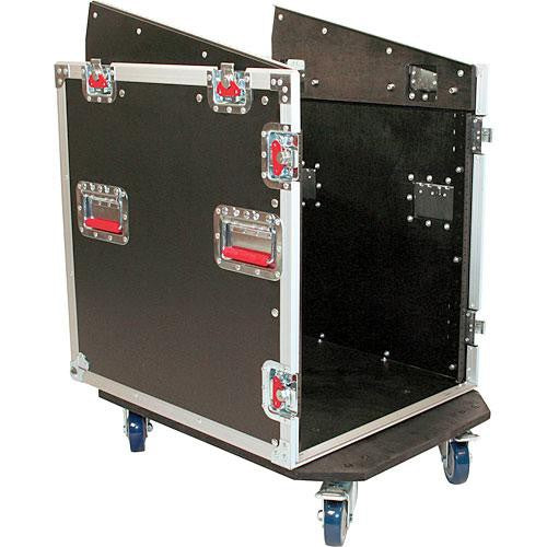Gator G-TOUR GRC12x12 Fixed top rolling rack case 9mm Plywood with PVC exterior