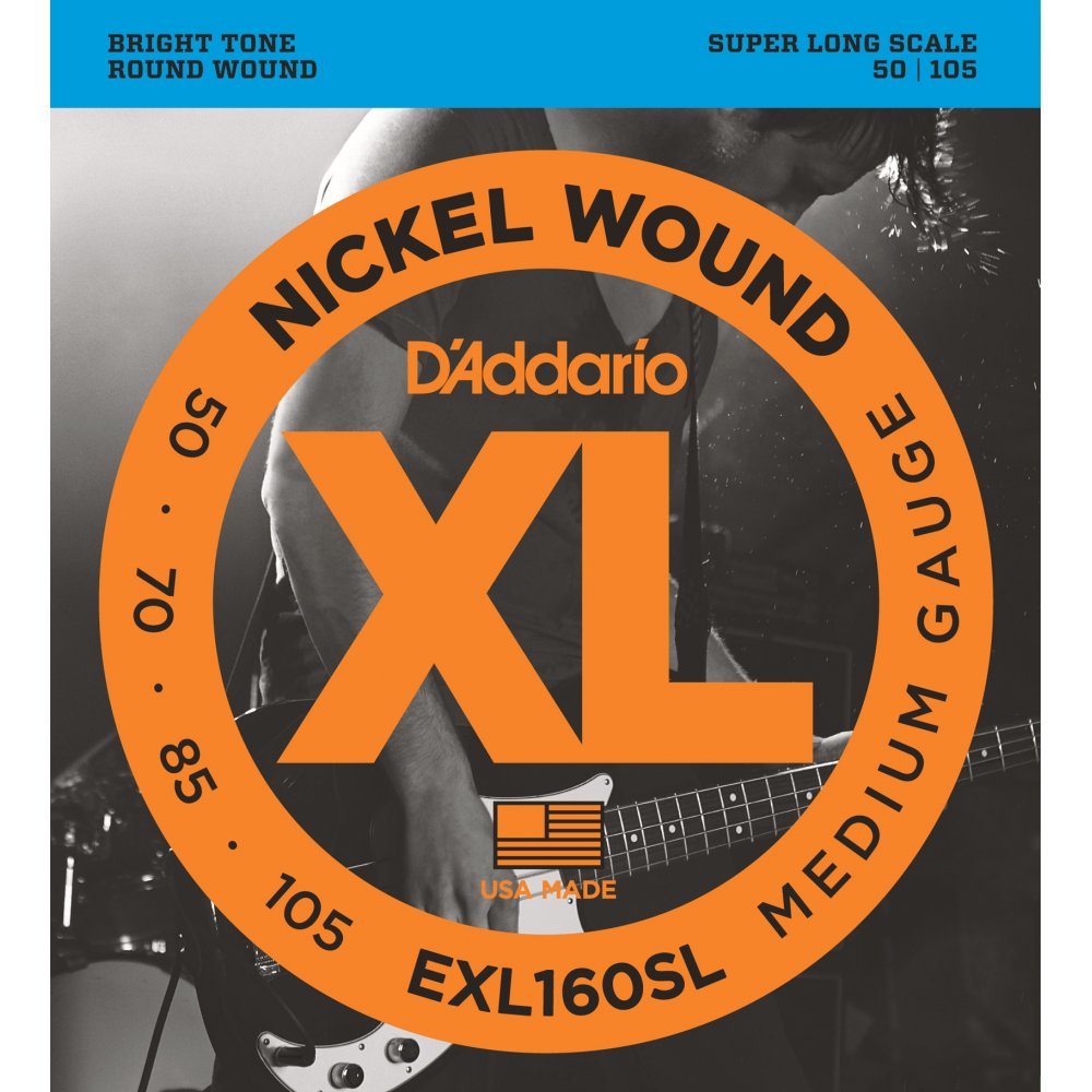 D'Addario EXL160SL - SET BASS XL 50-105 SUP LONG