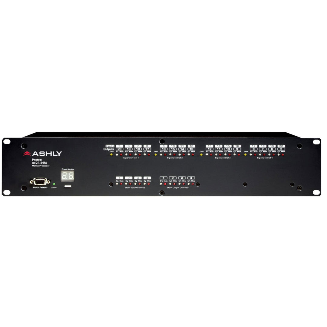 Ashly Protea DSP Audio Matrix Processor 4-In x 12-Out with Logic Card
