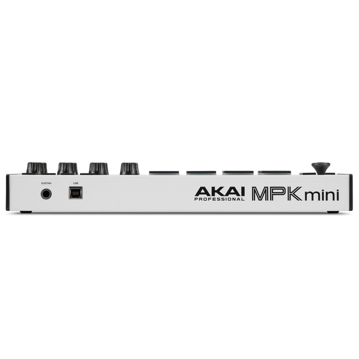 Akai MPK Mini Mk3 Portable USB MIDI Keyboard Controller - White