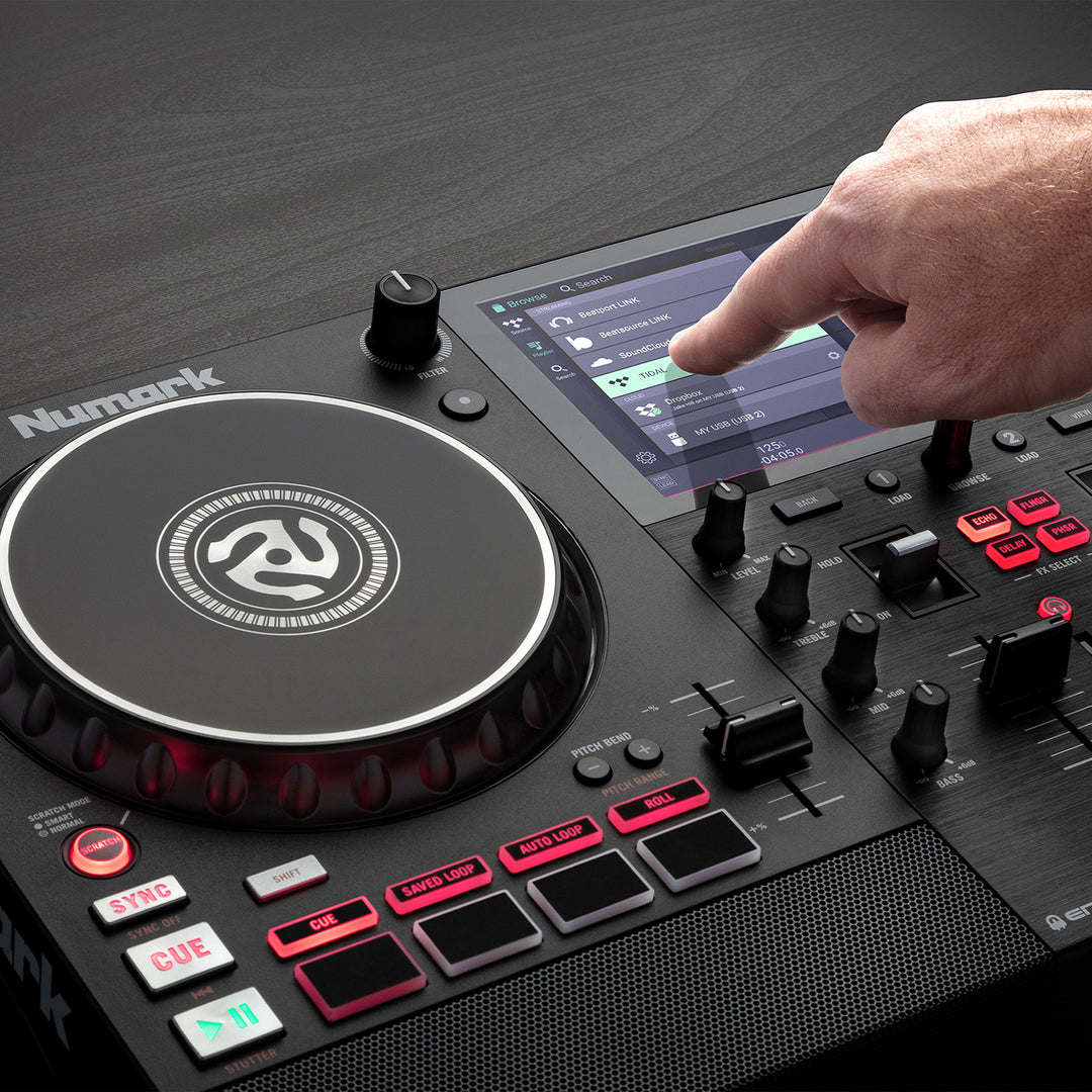 Numark Mixstream Pro Standalone DJ Console w/ Wi-Fi Music Streaming & Speakers