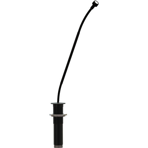 Earthworks IMR10-B - Cardioid Installation Microphone With 10'' Rigid Center Gooseneck, Black - 150Hz-30Khz