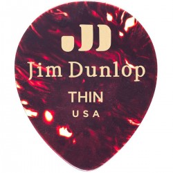 Dunlop 485P-05-TH Celloid Terdrp-Shell Thin-12pk Celloid Terdrp-Shell Thin-12pk