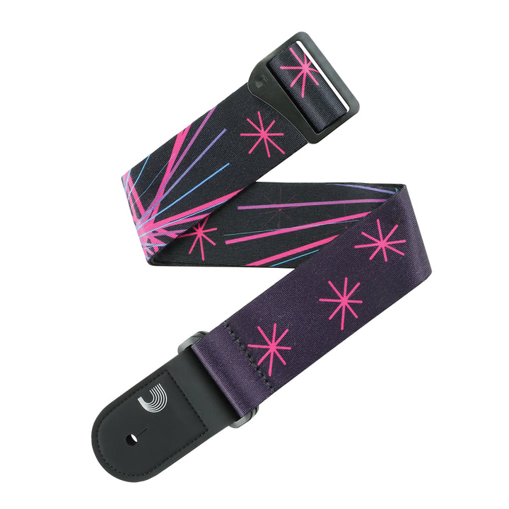 D'Addario OUTRUN 2.5MM LEATHER GUITAR STRAP - SUNSET