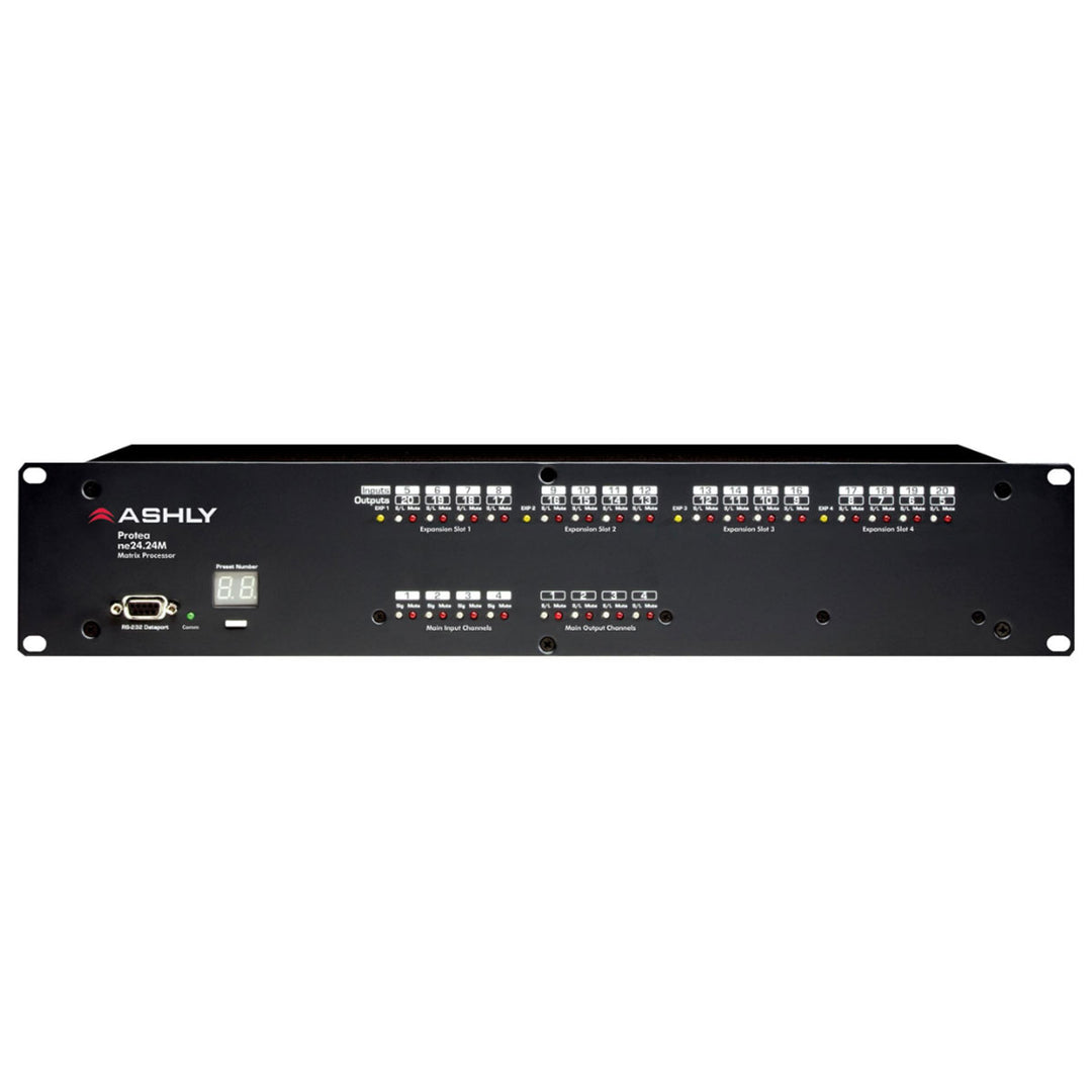 Ashly Protea DSP Audio Matrix Processor 4-In x 16-Out with Logic Card