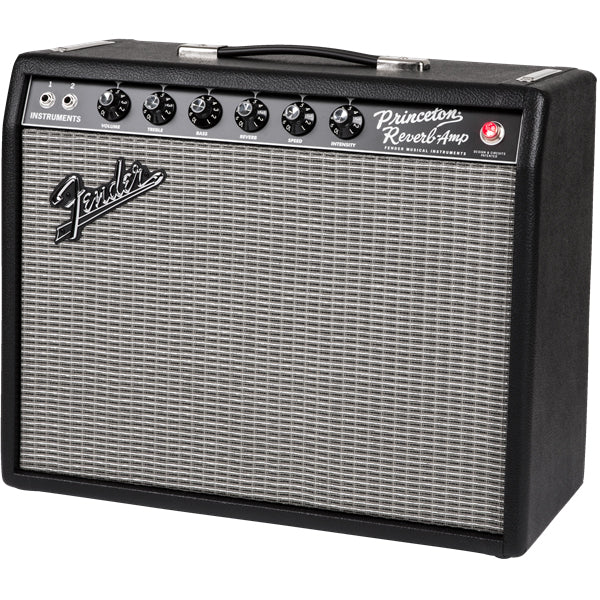 Fender '65 Princeton Reverb Guitar Combo Amplifier - Black & Silver