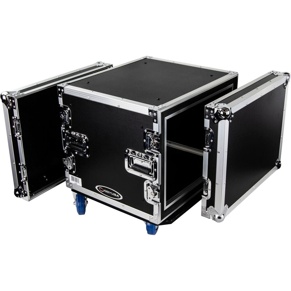 Odyssey FZS08W Flight Zone Shockmount Case with Wheels - 8U