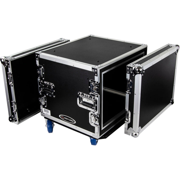 Odyssey FZS08W Flight Zone Shockmount Case with Wheels - 8U