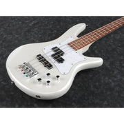 Ibanez SRMD200D SR Mezzo 4-String Electric Bass Guitar - Pearl White