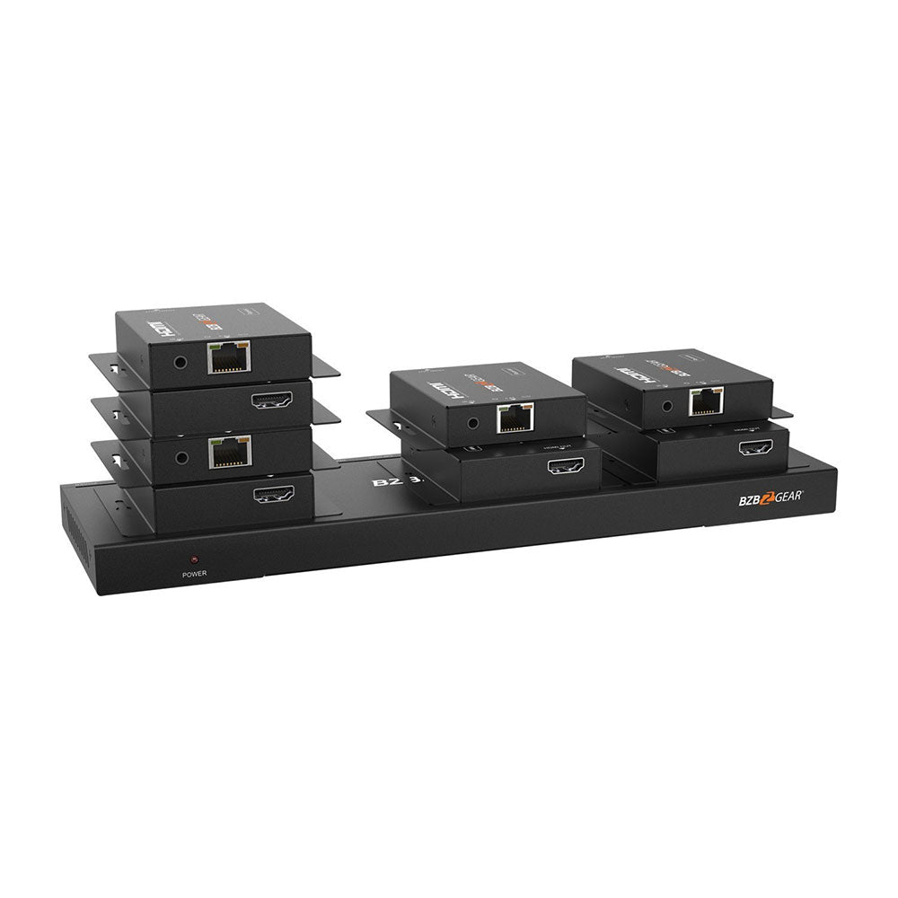 BZBGEAR - 1X8 1080P/4K30 HDMI Splitter/Distribution Amplifier up to 230ft over Category Cable