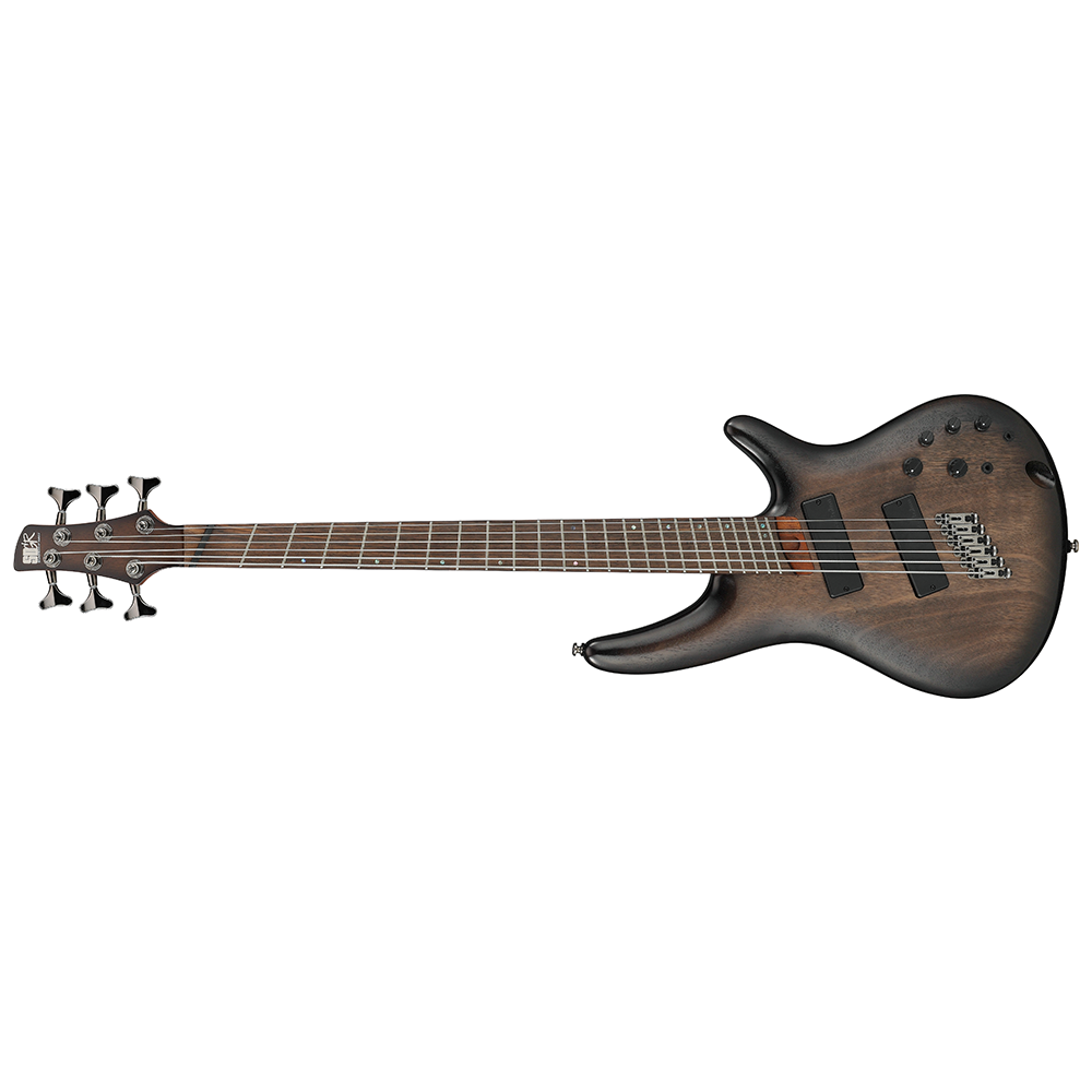Ibanez SR Bass Workshop 6-String Bass (Black Stained Burst Low Gloss) SRC6MSBLL