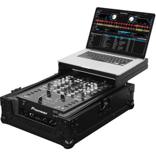 Odyssey FZGS10MX1BL Black Label Series Low Profile Glide Style Case for a 10'' DJ Mixer