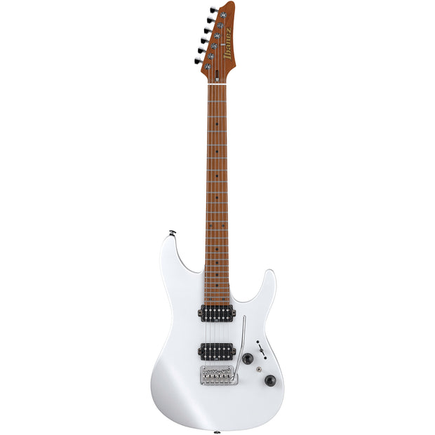 Ibanez AZ2402PWF AZ Prestige 6-String Electric Guitar w/Case - Pearl White Flat