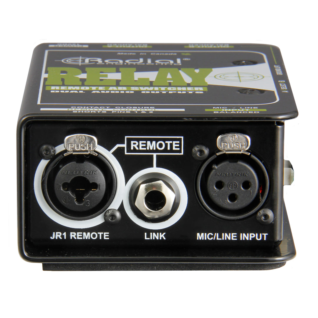 Radial Relay Xo Balanced Remote AB switcher