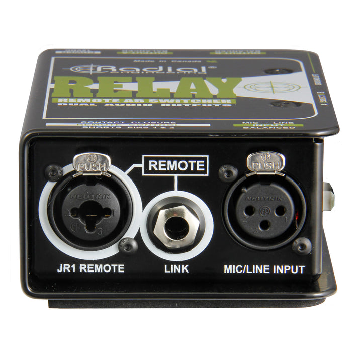 Radial Relay Xo Balanced Remote AB switcher