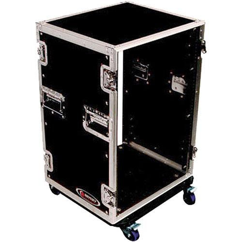 Odyssey Flight Zone 16-Space Amp Rack Case with Wheels