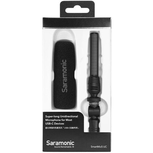 Saramonic SmartMic5 UC Mini Shotgun Microphone for USB Type-C Mobile Devices and Computers