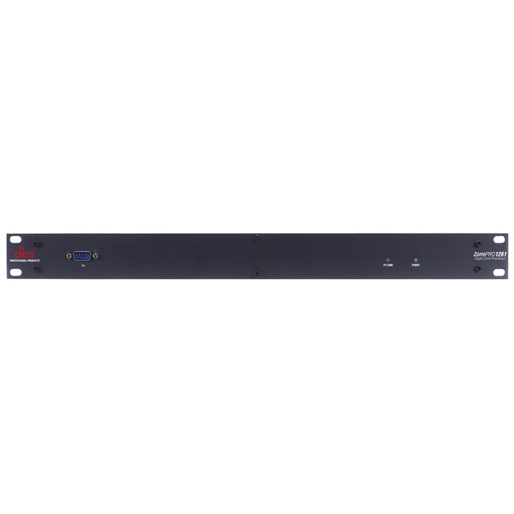 DBX 1261 12x6 Digital Zone Processor - 12 Inputs (2 Mic/line + 8 stereo line + SPDIF), no front panel control