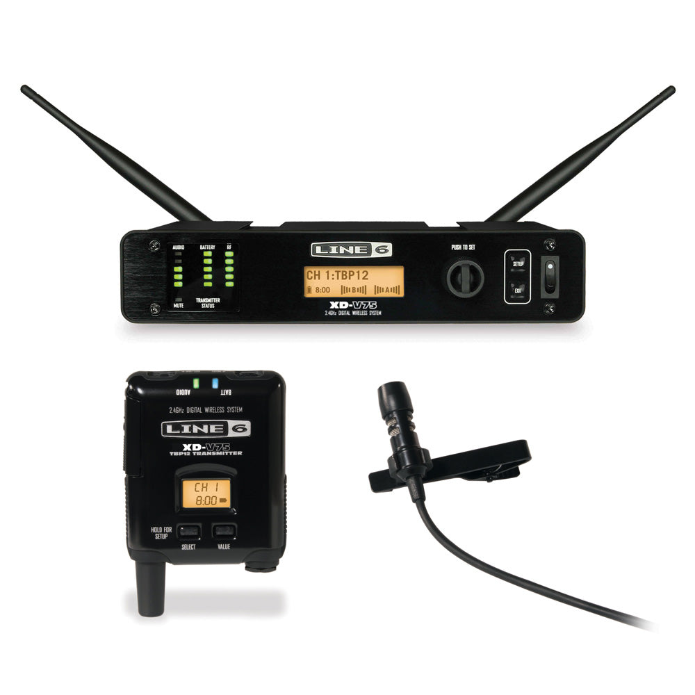Line 6 XD-V75 Digital Lavalier Wireless Microphone System
