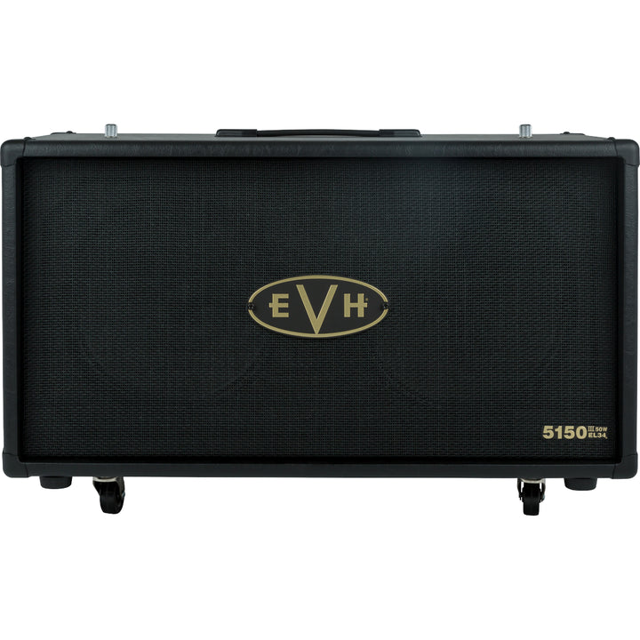 EVH 5150III EL34 2x12 Guitar Amp Cabinet - Black and Gold