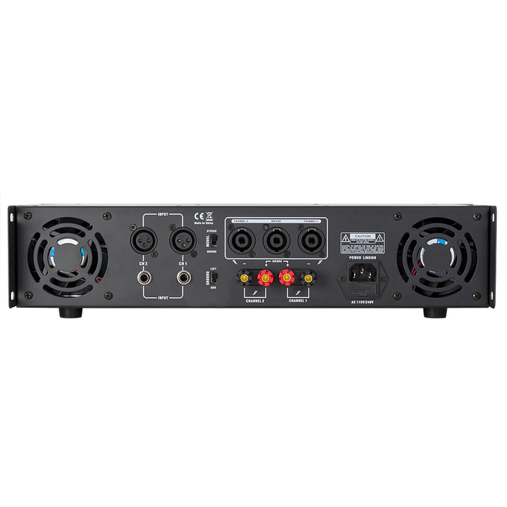 Gemini XGA-2000 Professional Power Amplifier - 2000-Watt Peak, 2x 125-Watt RMS (4-Ohms)