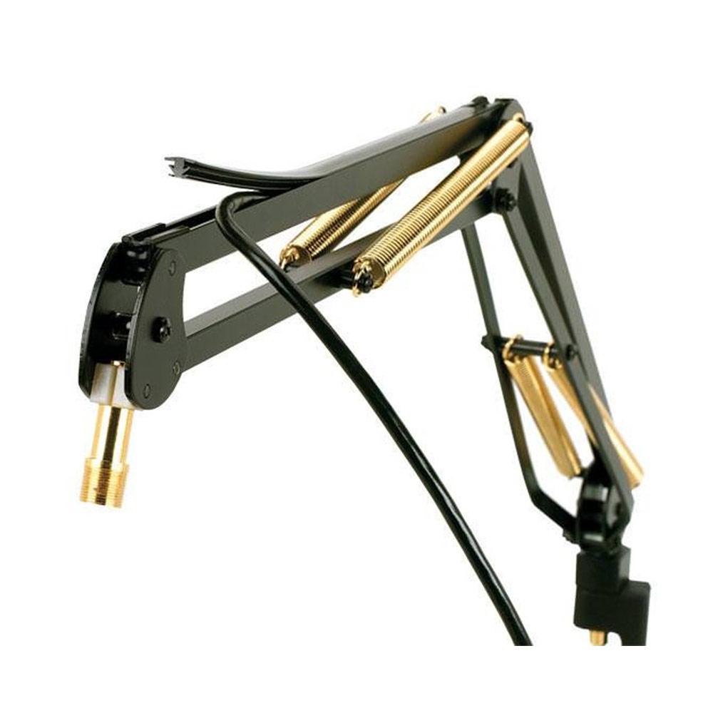 OC White ProBoom Deluxe Mic Arm with Riser (Black-Gold)