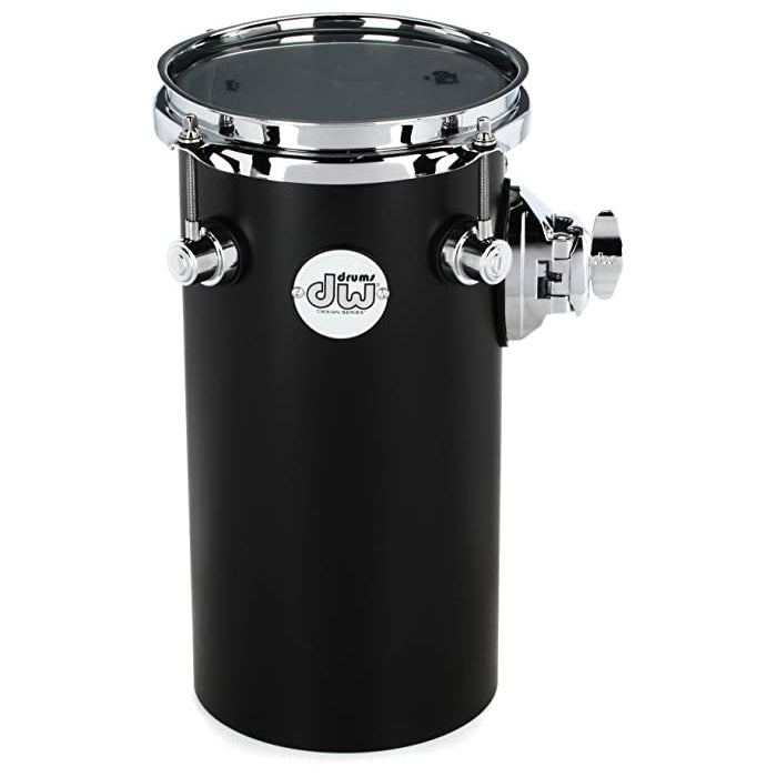 DW Design Series Rata Tom 16x6 Acrylic - Satin Black Acrylic