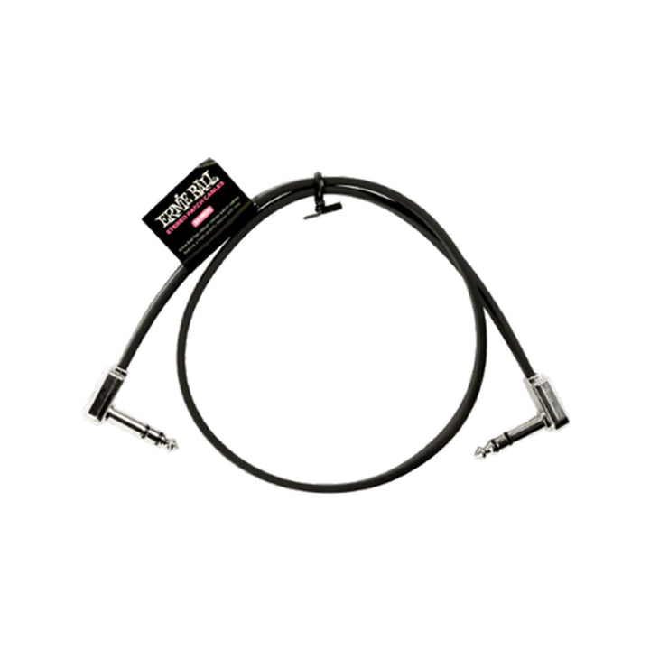 Ernie Ball Flat Ribbon Patch Cable Black (2PK)