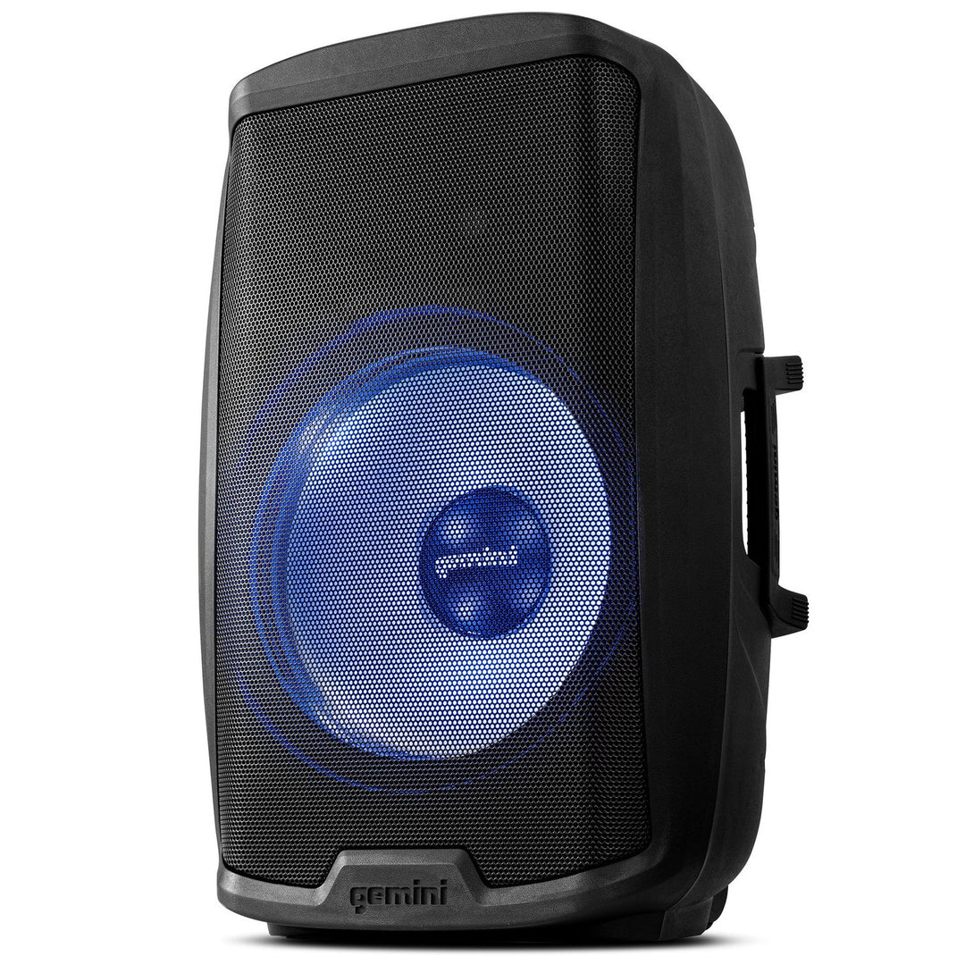 Gemini AS-21 Active 15” Powered Speaker w/ Bluetooth & Party Light