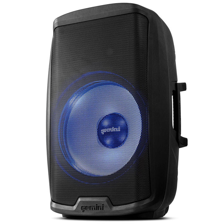 Gemini AS-21 Active 15” Powered Speaker w/ Bluetooth & Party Light