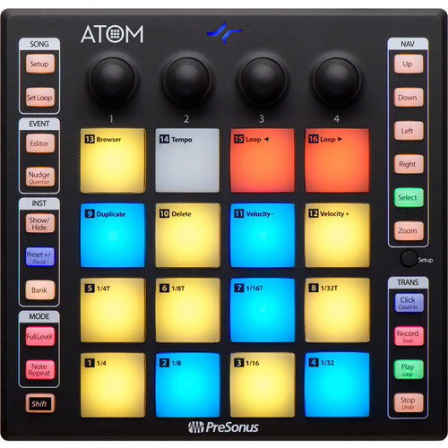 PreSonus ATOM Production and Performance Pad Controller