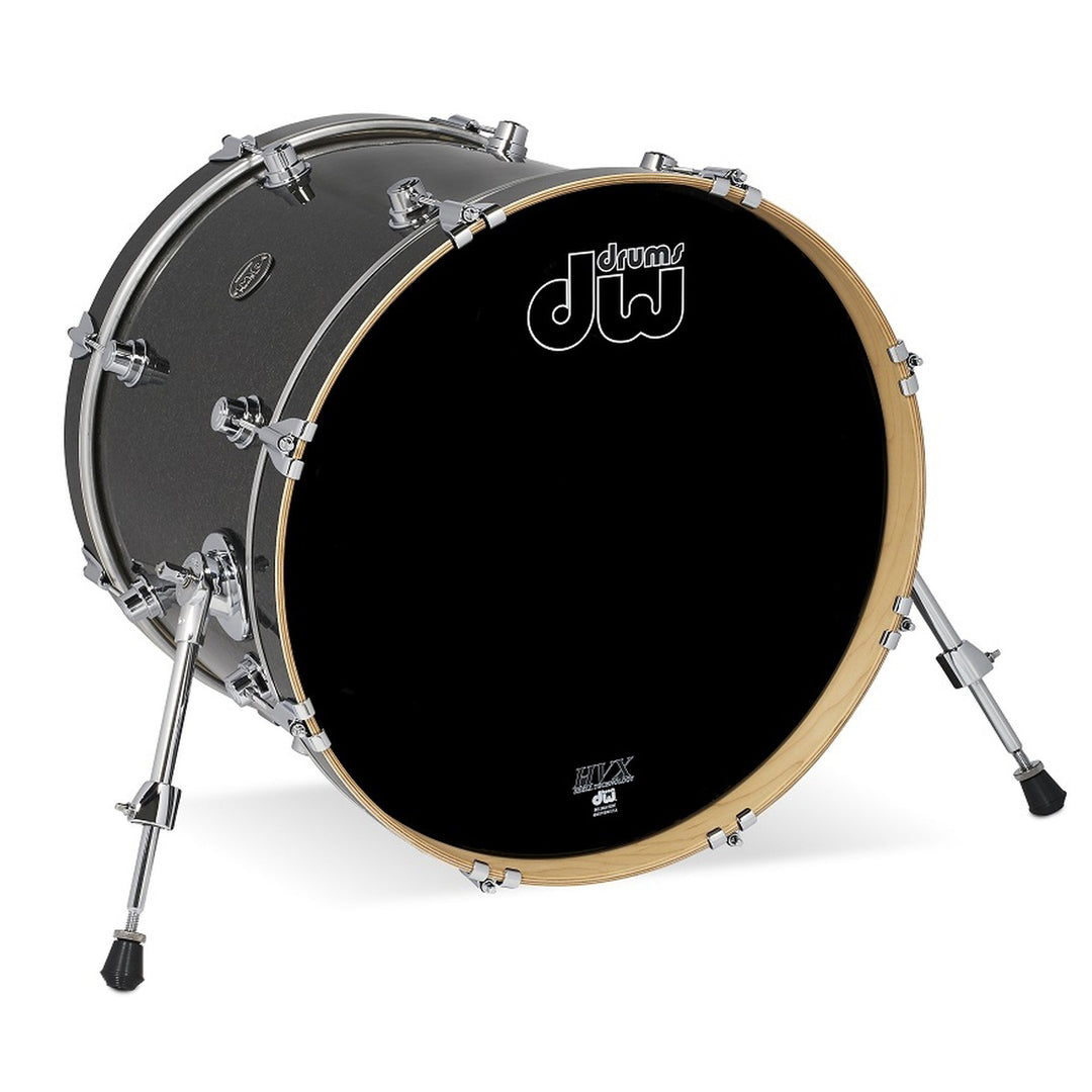 DW Performance Series Bass Drum 16x20 Finish Ply - Pewter Sparkle