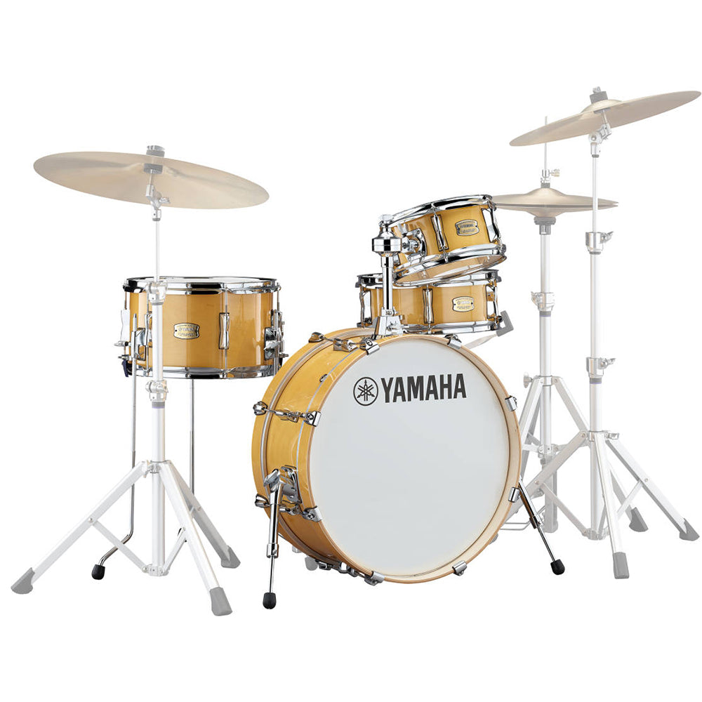 Yamaha SBP0F4H - Stage Custom Hip 4-Piece Shell Pack Drum Kit (10x5, 3x8, 20x8, 13x5) - Natural Wood