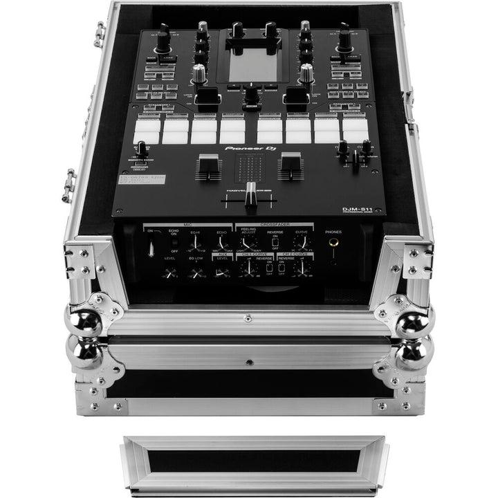 Odyssey FZDJMS11 Flight Case for Pioneer DJM-S11 Mixer - Silver and Black