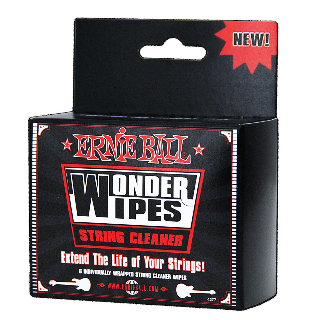 Ernie Ball Wonder Wipes String Cleaner (6-Pack)