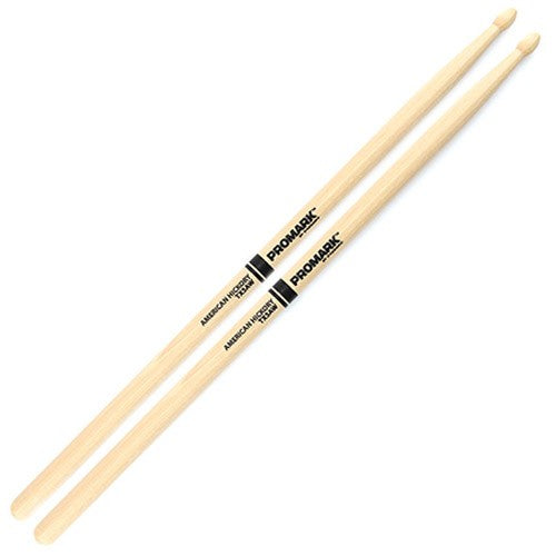 Promark TX5AW -Promark Hickory 5A Wood Tip Drumsticks